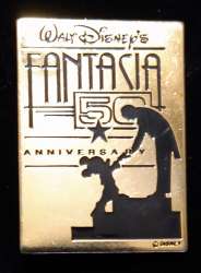 'Fantasia Anniversaries - Cast Exclusive Gold Mickey and Stokowski 50th Anniversary - DSUS'