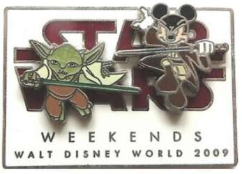 36891 - Star Wars Weekends 2009 - Star Wars Weekends Logo - Mickey and Yoda - Walt Disney World alternate image