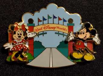 54658 - Magical World of Transportation Collection - Entrance Sign (Mickey & Minnie) - Walt Disney World alternate image