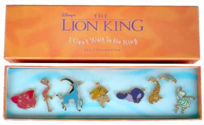 I Just Cant Wait to Be King Boxed Set - Simba, Nala, Hippo, Giraffe, Bird, Flamingo, Sable Antelope, Elephant, and Zebra - DSUS