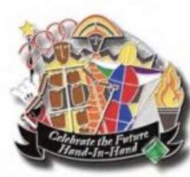 36560 - 2020 Celebrating 20 Years of Disney Pins Event - Extra! Extra! Series - The Millennium Celebration (Celebrate the Future Hand in Hand) alternate image