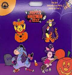 Halloween 2022 - Pumpkin Pooh, Vampire Tigger, Witch Piglet, Frankenstein Eeyore - MLT