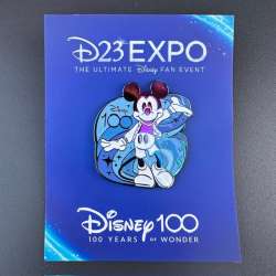 D23 Expo 2022 - Disney 100 Years of Wonder D23 Expo exclusive pin with Mickey Mouse - D23