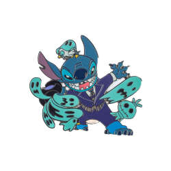 Click to view the Stitch as Phantom Manor Cast Member with Ghosts and Duckling details