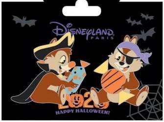 Halloween 2020 - Chip &amp; Dale Pirates with Candy Pin Set - Full Set - DLP