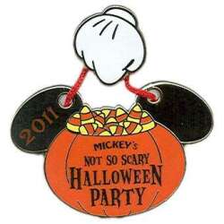 Mickey Hand with Pumpkin Bucket Party logo