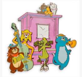 37238 - Aristocats 50th Anniversary - Marie, Toulouse, Berlioz, Scat Cat, Peppo, Hit Cat, and Shun Gon - Disney Store US alternate image