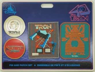 D23 Expo 2022 - Tron Pin &amp; Patch Set - D23