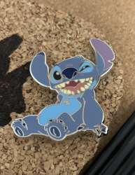 55206 - Lilo & Stitch - Stitch lanyard medal and pin - just pin - Disney Store US alternate image