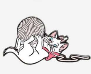 37181 - BoxLunch - Disney - Marie with pink yarn - Loungefly alternate image