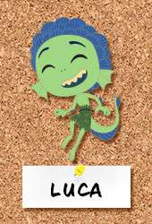 55342 - Pixar Cuties Collection - D23 Expo 2022 - Luca — Sea Monster Luca - Disney Studio Store Hollywood / Soda Fountain alternate image