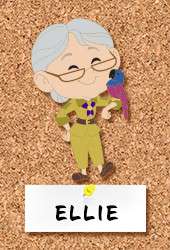 55346 - Pixar Cuties Collection - D23 Expo 2022 - Up — Ellie - Disney Studio Store Hollywood / Soda Fountain alternate image