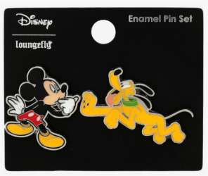 37165 - BoxLunch - Disney - Mickey Mouse & Pluto Pin Set - Loungefly alternate image