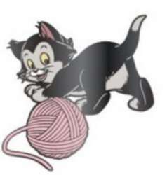 37096 - Disney Cats - Figaro playing with yarn - Loungefly alternate image