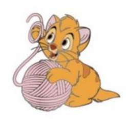 37097 - Disney Cats - Oliver playing with yarn - Loungefly alternate image