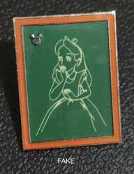 554 - 2014 Hidden Mickey - Chalk Sketches - Alice - Disneyland Resort alternate image