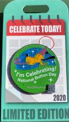 Celebrate Today Series - I&#039;m Celebrating National Button Day- Pluto - WDW