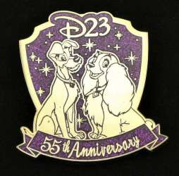 37927 - D23 Anniversary Series - Lady and the Tramp 55th Anniversary - Disney Fan Club alternate image
