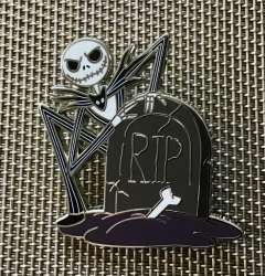 Nightmare Before Christmas Cutie Booster Set - Jack Skellington behind R.I.P. Grave - MLT