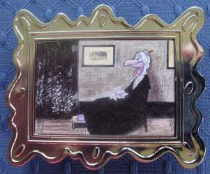 55875 - WDI Figment Portrait Pins - Whistler's Mother - Figment - Walt Disney Imagineering alternate image