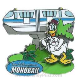 Donald with blue monorail