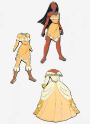 55989 - Loungefly - Magnetic Princess Paper Doll - Pocahontas Set - Loungefly alternate image