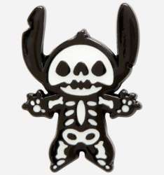 56016 - Hot Topic - Lilo & Stitch - Stitch Skeleton - Loungefly alternate image