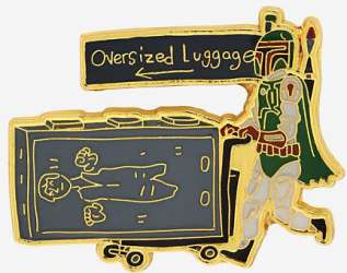 38434 - BoxLunch - Star Wars - Boba Fett with Han Solo Carbonite Luggage - Loungefly alternate image