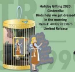 38267 - 2020 Holiday Gifting Collection - Cinderella Boxed Pin, “Birds Help me get dressed…” alternate image