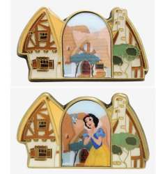 56124 - BoxLunch - Lenticular Castles - Snow White and the Seven Dwarfs Cottage Lenticular - Loungefly alternate image