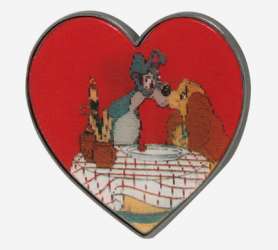 30238 - BoxLunch - Disney - Lady and the Tramp Lenticular Heart - Loungefly alternate image