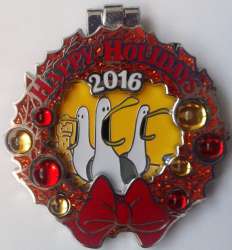 38431 - Resort Holiday Collection 2016: Jeweled Wreaths - Beach Club Resort - Seagulls Wreath - Walt Disney World alternate image