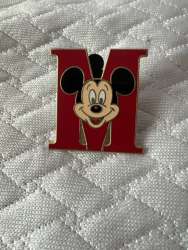 56242 - Mickey Red Varsity M Letter - Walt Disney World alternate image