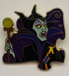 38488 - Pin Trading Nights 2020 - Quadrant Puzzle - Maleficent - Hong Kong Disneyland alternate image