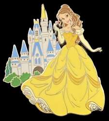 56305 - DLP 30th - PTE - Belle in in front of Toky Disneyland Castle - Disneyland Resort Paris alternate image