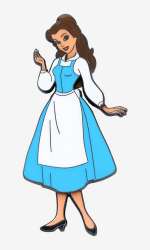 56311 - Loungefly - Magnetic Princess Paper Doll - Belle Set - Loungefly alternate image