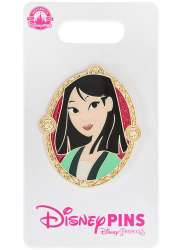 2022 Gold Frame and Glitter Stylized Princess Portraits Collection - Mulan - MLT