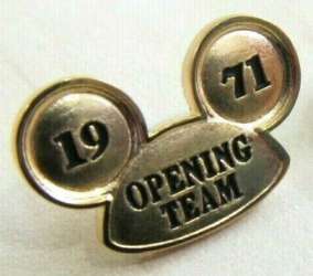 Opening Team 1971 Cast Pin