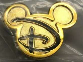 Gold Disney "D" Mickey Ears