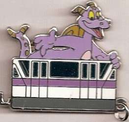 Monorail Pin Collection - Figment - WDW