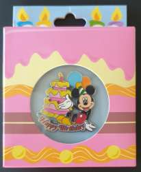 56467 - Happy Birthday Red Glitter - Mickey Mouse alternate image