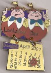 2342 - Holidaze Calendar Dangle Series - April (Lookalike Day) - Disneyland Resort alternate image