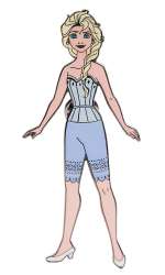 56712 - Loungefly - Magnetic Princess Paper Doll - Elsa Set - Loungefly alternate image