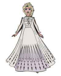 56712 - Loungefly - Magnetic Princess Paper Doll - Elsa Set - Loungefly alternate image