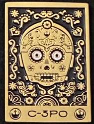56782 - Hot Topic - Star Wars Sugar Skull Tarot Card Blind Box - C-3PO - Disney Licensed alternate image