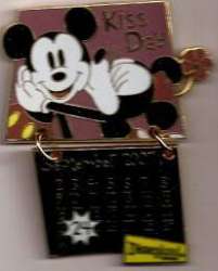 2365 - Holidaze Calendar Dangle Series - September (Kiss Day) - Disneyland Resort alternate image
