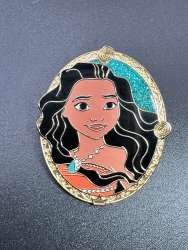 56841 - 2022 Gold Frame and Glitter Stylized Princess Portraits Collection - Moana alternate image
