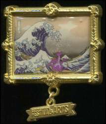 56865 - Epcot International Festival of the Arts 2018 - Figment Paintings - The Great Wave off Kanagawa - Walt Disney World alternate image