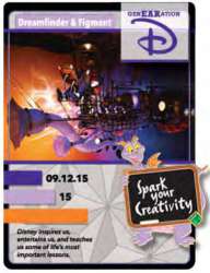 Re-Collections - Trading Card and Pin - GenEARation D - Dreamfinder and Figment - WDW