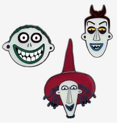 38657 - Hot Topic - Disney - Lock, Shock & Barrel Pin Set - Loungefly alternate image